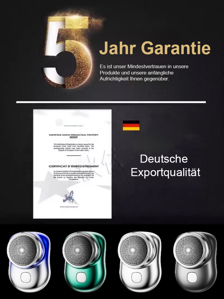 【50% Rabatt🔥🔥】Wasserdichter, waschbarer, elektrischer, tragbarer Reiserasierer