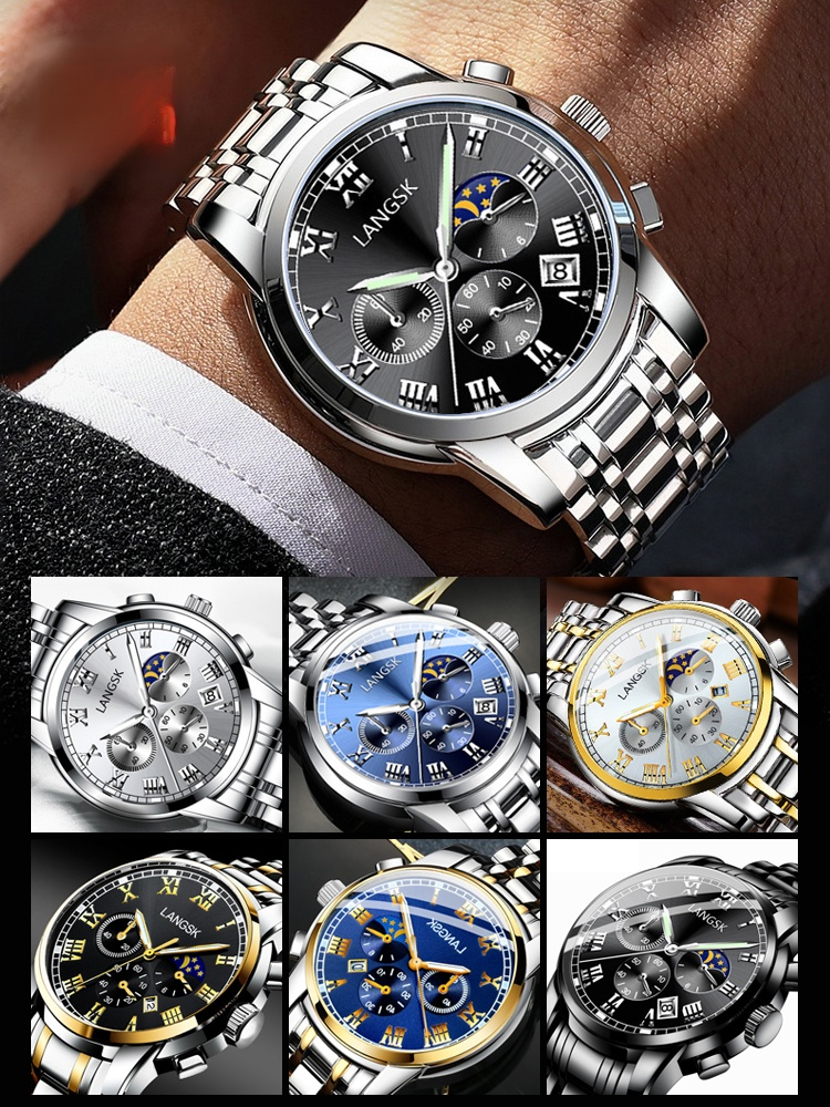 Frühe Weihnachtsaktion 🎄 Wasserdichte mechanische Herrenuhren