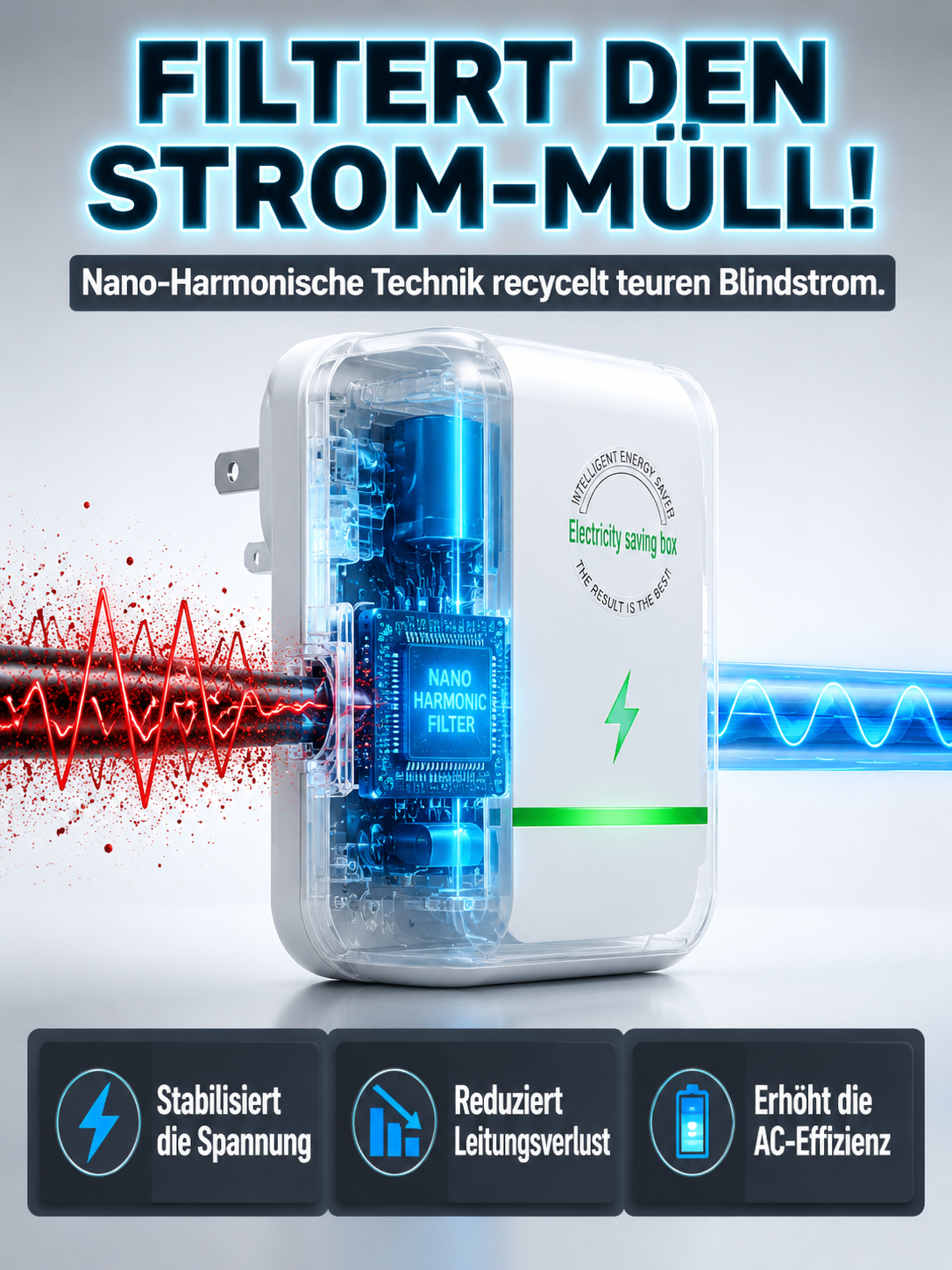 🚨 Strompreise explodieren! Nano-Technik spart €152/Monat: 1 Box pro Raum empfohlen – Letzte 50 Stück mit DE-Support!