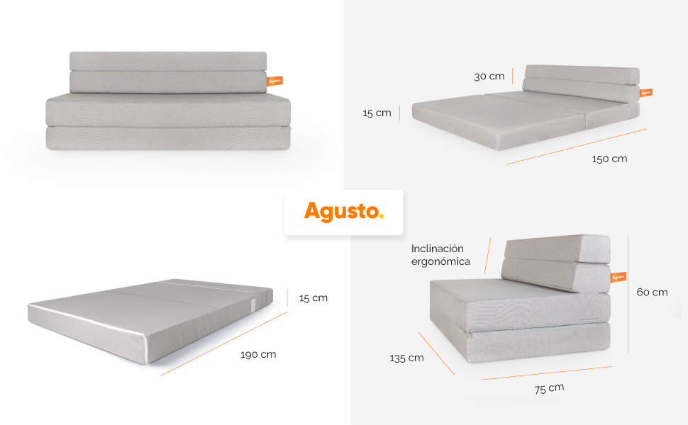 Sof&aacute; cama SofaBlocks Agusto