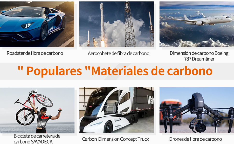 " Populares "Materiales de carbono