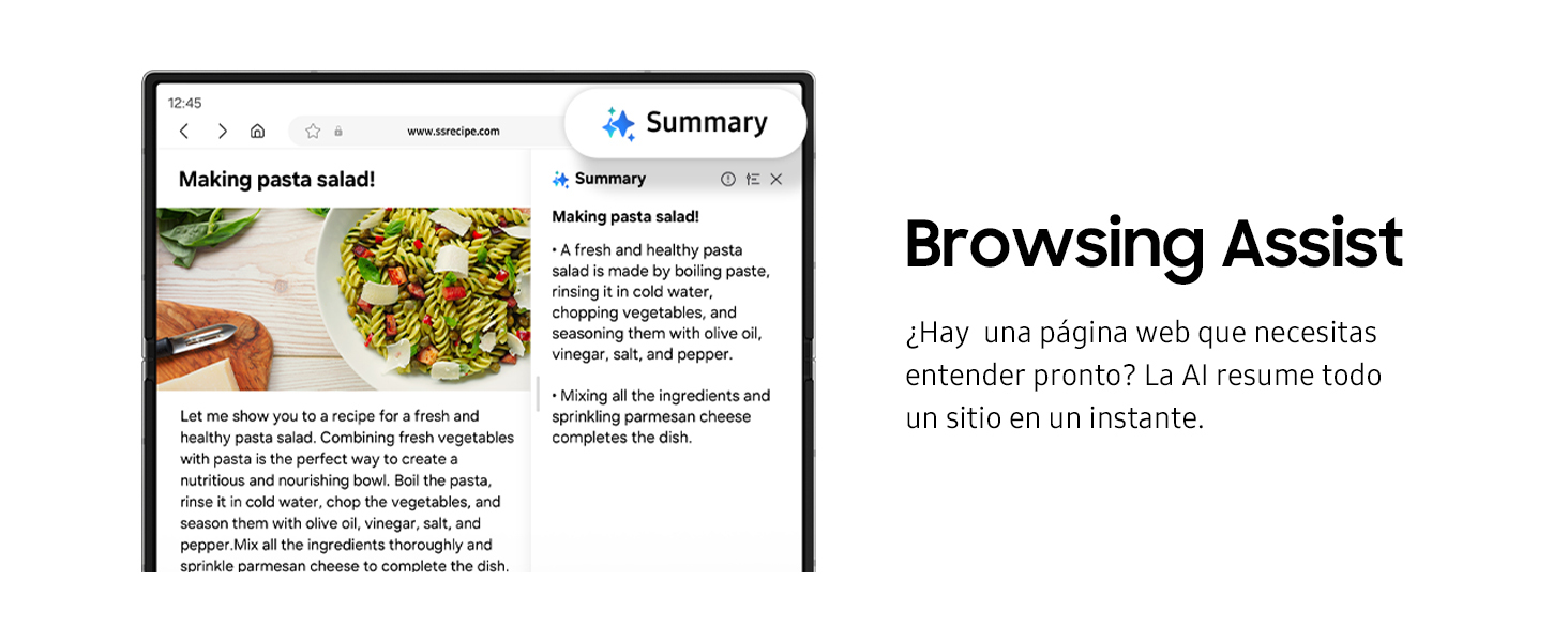 Samsung Galaxy Z Fold6_Browsing Assist