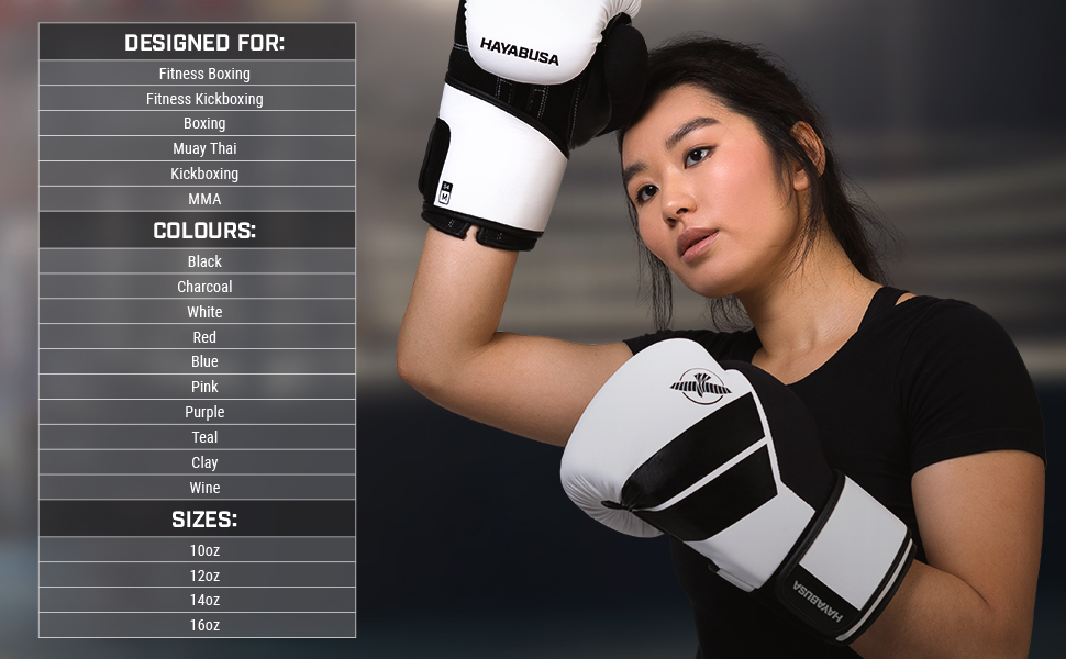 Atleta con guantes de boxeo S4 blancos para limpiar la frente con pulgar de microfibra
