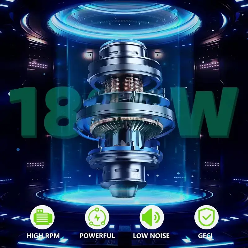 Lavadora de Alta Presi&oacute;n El&eacute;ctrica 4800 PSI 3.2 GPM con 4 Puntas Diferentes, M&aacute;quina de Limpieza de Alta Potencia de 1800W para Coches, Patios y Limpieza de Pisos detalles 5