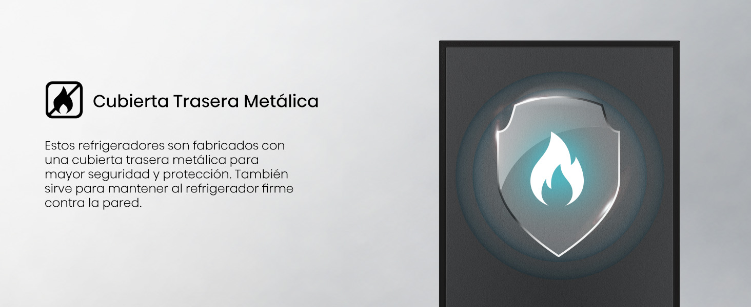 Cubierta Trasera Met&aacute;lica