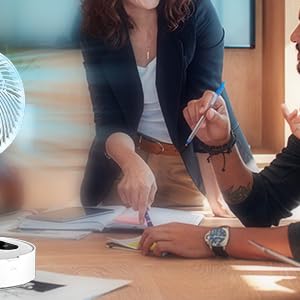 Ventilador de pie, ventilador de piso telescópico portátil plegable