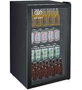 AVERA Refrigerador y Enfriador de Bebidas y Cervezas para 115 Latas o 105 Botellas, (Disfruta de ...
