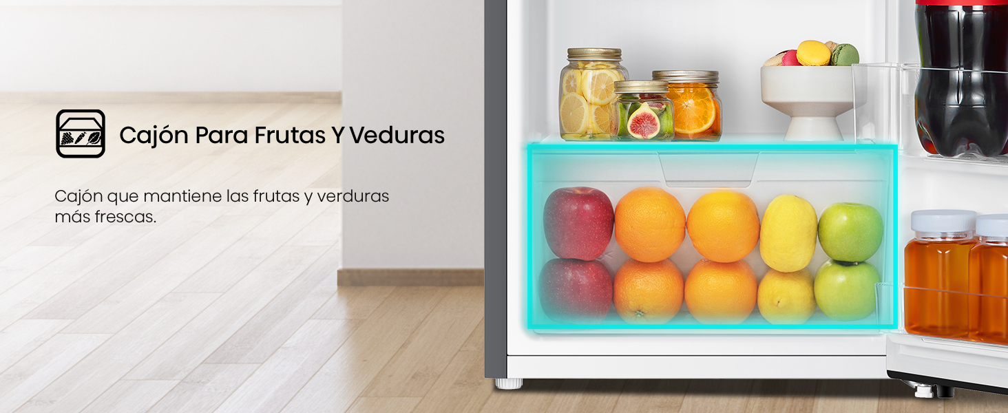 Caj&oacute;n para frutas y veduras.