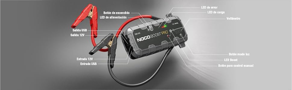 noco, gb150, 4000 amp, safe jump starter, lithium, multiple jump starts, full power, jump starter