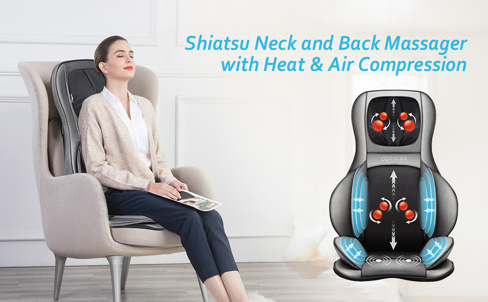 Shiatsu Masaje de cuello y espalda con calor