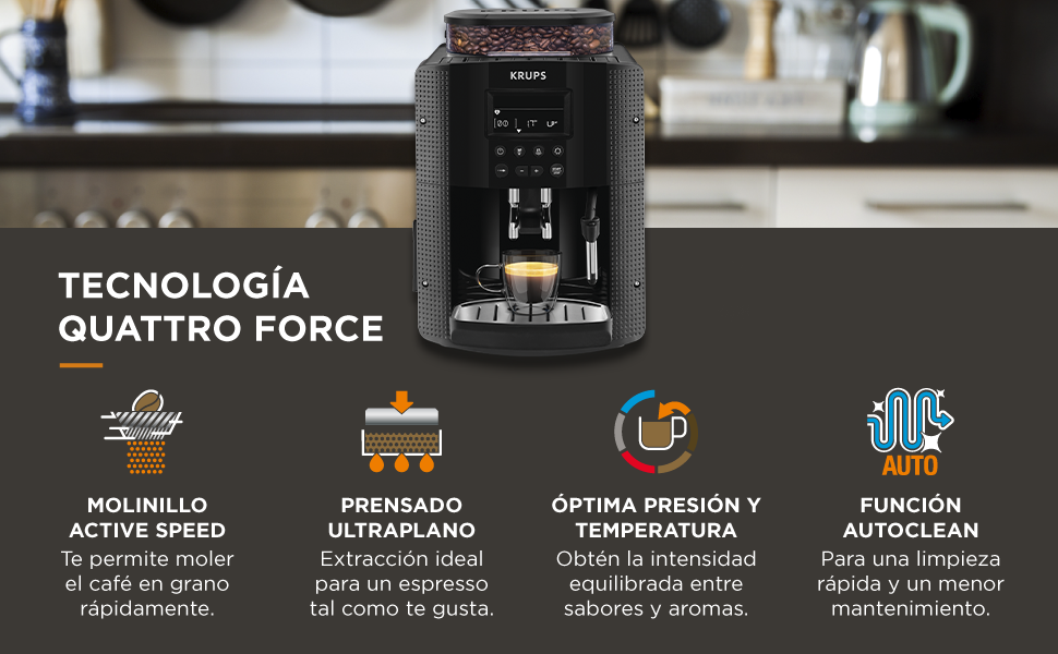 KRUPS Espresseria automática Quattro Force EA815050