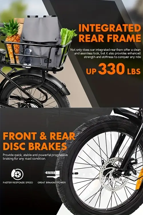 Bicicleta eléctrica para adultos con motor de 750 W, bicicleta eléctrica de carga de 20 MPH, 32 millas de largo alcance, scooter eléctrico de movilidad para adultos,  , 10 Ah, alta capacidad, bicicleta eléctrica con neumáticos gruesos de 20, 5 modos de velocidad, bicicleta eléctrica de pedales ZL2028 UL2849 detalles 1