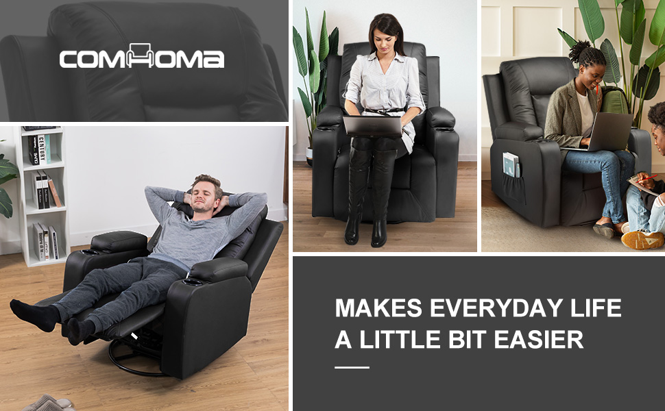 Comhoma reclinable