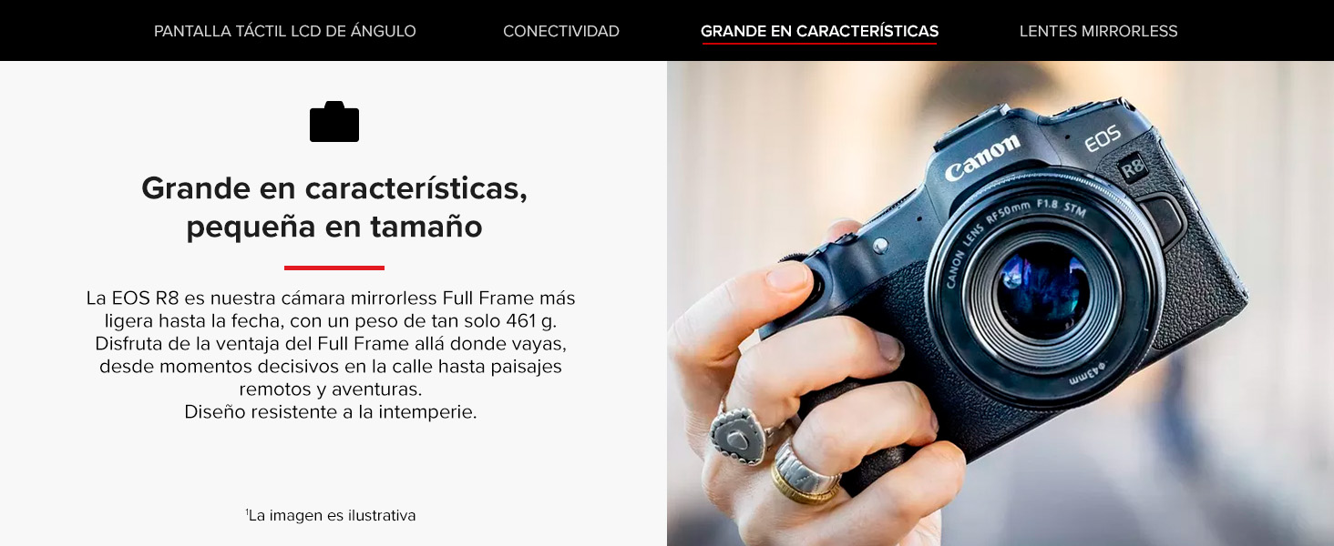 Small Camera EOS R8