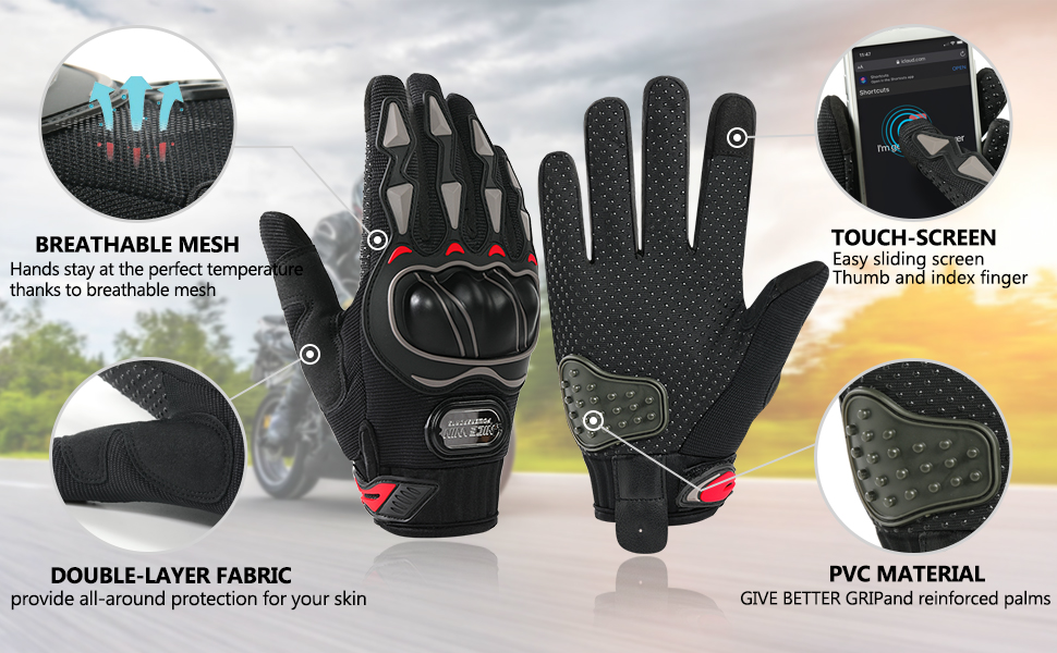 GUANTES MOTOCICLETAS