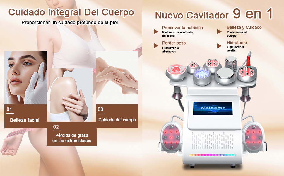 Máquina de Cavitación 9 En 1