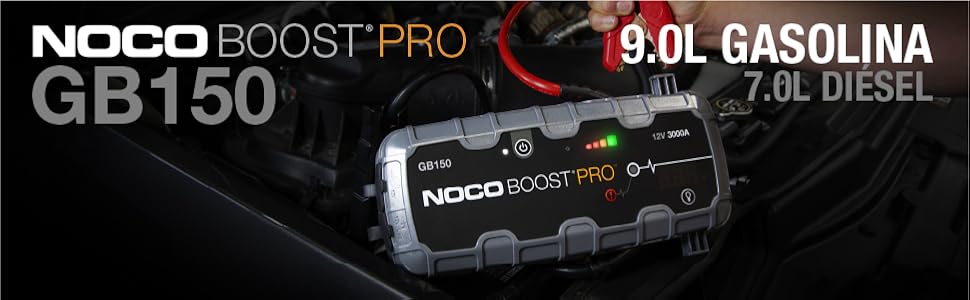 noco, gb150, 4000 amp, safe jump starter, lithium, multiple jump starts, full power, jump starter