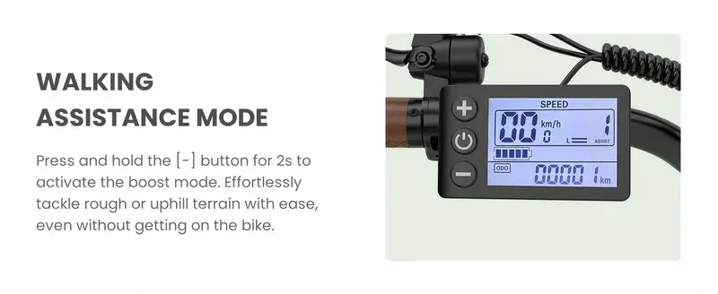 Bicicleta eléctrica    , batería extraíble de 375 Wh, motor sin escobillas de 350 W, velocidad   de 20 MPH, bicicleta eléctrica urbana con horquilla de suspensión, bicicleta eléctrica para adultos detalles 2