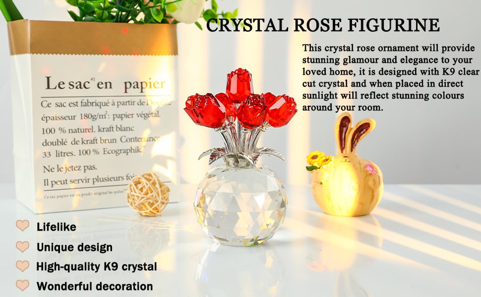 银杆7朵玫瑰红色1