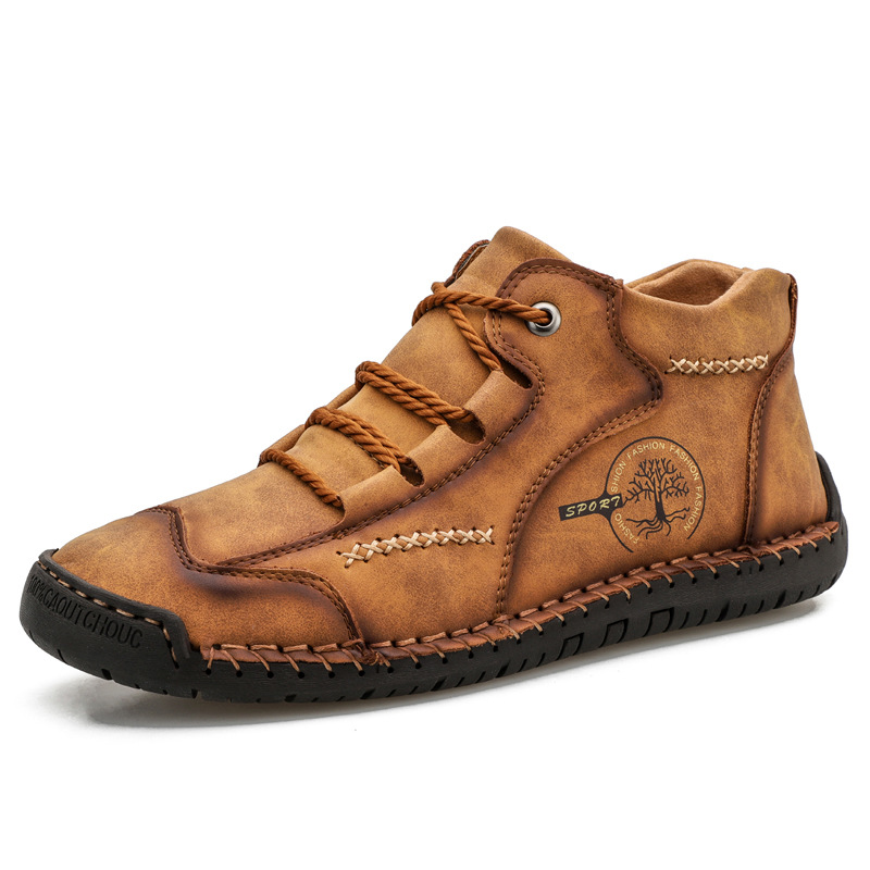(🔥50% de desconto hoje - não perca) - Sapatos de couro italiano macios e confortáveis ​​feitos à mão (suporte de arco - alivia as dores nos pés)