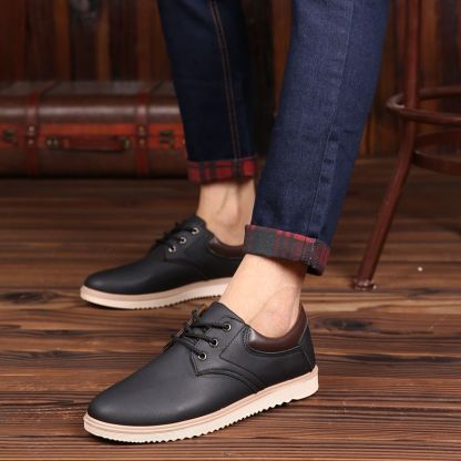 (🔥50% de desconto hoje - não perca) - Sapatos de pele italiana macios e confortáveis ​​(apoio no arco - alivia as dores nos pés)