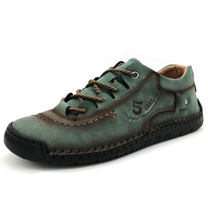 (🔥50% de desconto hoje - não perca) ⏰- Sapatos de couro genuíno feitos à mão de marca italiana de luxo, macios e confortáveis ​​​​(suporte de arco facilita a caminhada)