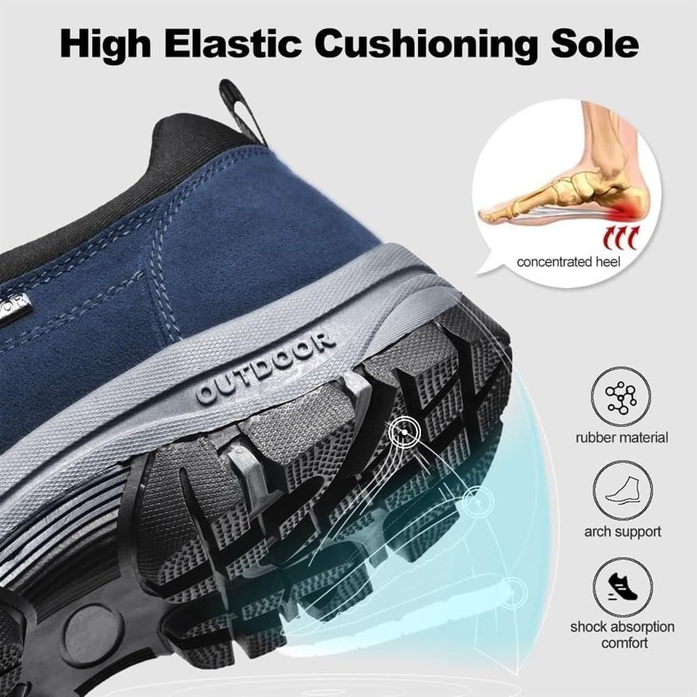 (🔥50% de desconto hoje - não perca) ⏰ - Sapatos ortopédicos de camurça de luxo de marca italiana, macios e confortáveis ​​​​(suporte - alívio da dor nos pés)