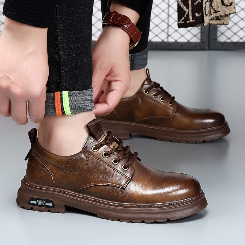 (🔥50% DESCONTO Hoje - Não Perca) Sapatos de Couro de Marca Italiana Macios e Confortáveis ​​​​(Suporte de Arco - Facilita a Caminhada)