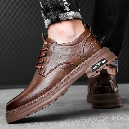 (🔥50% DESCONTO Hoje - Não Perca) Sapatos de Couro de Marca Italiana Macios e Confortáveis ​​​​(Suporte de Arco - Facilita a Caminhada)