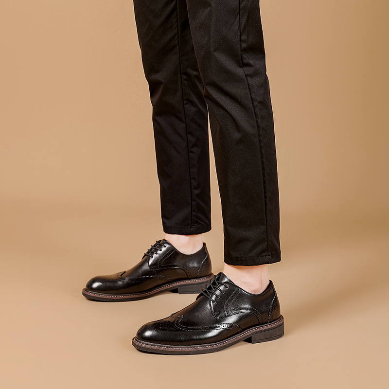(🔥50% de desconto hoje - não perca) - Sapatos de pele italiana macios e confortáveis ​​(apoio no arco - alivia as dores nos pés)