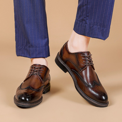 (🔥50% de desconto hoje - não perca) - Sapatos de pele italiana macios e confortáveis ​​(apoio no arco - alivia as dores nos pés)