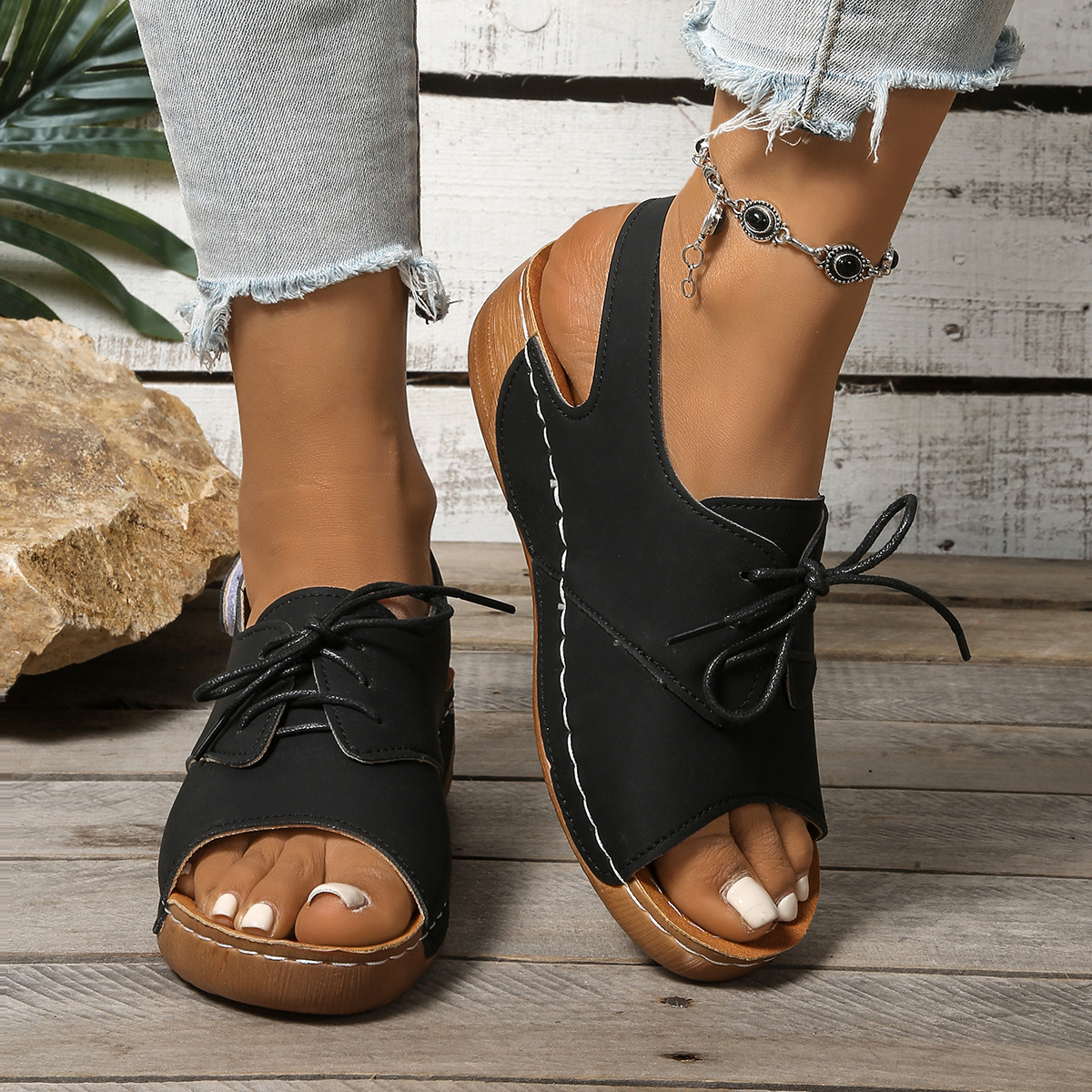 🔥50% de desconto por tempo limitado - Sandálias Ortopédicas de Verão - Design Ergonómico✅ Torne a sua caminhada mais confortável
