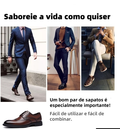 (🔥50% de desconto hoje - não perca) - Sapatos de pele italiana macios e confortáveis ​​(apoio no arco - alivia as dores nos pés)