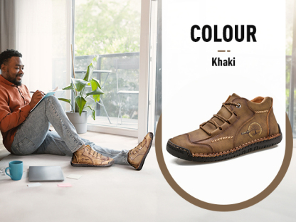 (🔥50% de desconto hoje - não perca) - Sapatos de couro italiano macios e confortáveis ​​feitos à mão (suporte de arco - alivia as dores nos pés)