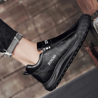 (🔥50% de desconto hoje - não perca) ⏰- Sapatos de couro italiano macios e confortáveis ​​​​(suporte de arco - facilita o caminhar)