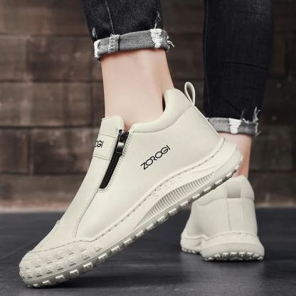 (🔥50% de desconto hoje - não perca) ⏰- Sapatos de couro italiano macios e confortáveis ​​​​(suporte de arco - facilita o caminhar)