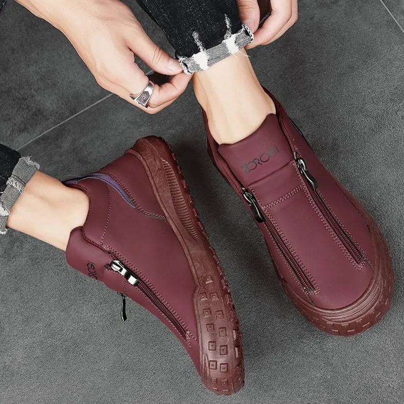 (🔥50% de desconto hoje - não perca) ⏰- Sapatos de couro italiano macios e confortáveis ​​​​(suporte de arco - facilita o caminhar)
