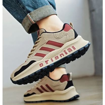 (🔥50% de desconto hoje - não perca) ⏰ - Sapatos ortopédicos de camurça alemã de luxo, macios e confortáveis ​​​​(com suporte - alivia a dor no pé)