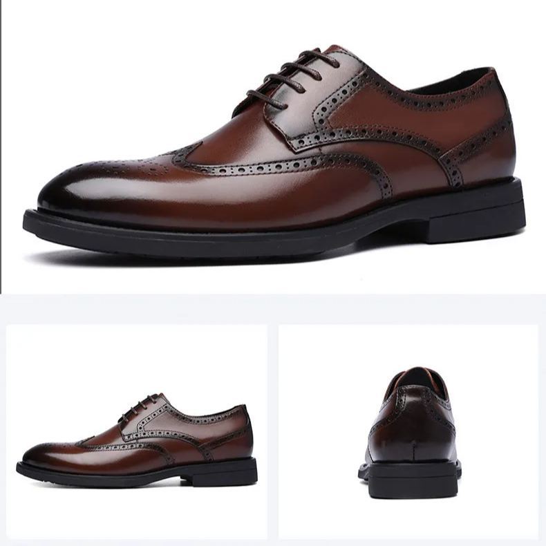 (🔥50% de desconto hoje - não perca) - Sapatos de pele italiana macios e confortáveis ​​(apoio no arco - alivia as dores nos pés)