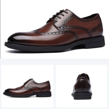 (🔥50% de desconto hoje - não perca) - Sapatos de pele italiana macios e confortáveis ​​(apoio no arco - alivia as dores nos pés)