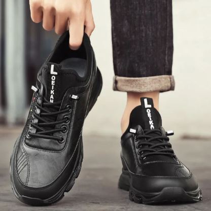 (🔥50% de desconto hoje - não perca) ⏰- Sapatos casuais de couro italiano macios e confortáveis ​​​​(suporte de arco - facilita a caminhada)