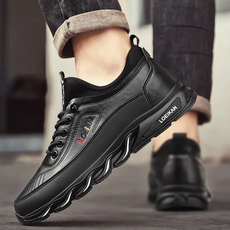 (🔥50% de desconto hoje - não perca) ⏰- Sapatos casuais de couro italiano macios e confortáveis ​​​​(suporte de arco - facilita a caminhada)
