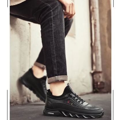 (🔥50% de desconto hoje - não perca) ⏰- Sapatos casuais de couro italiano macios e confortáveis ​​​​(suporte de arco - facilita a caminhada)