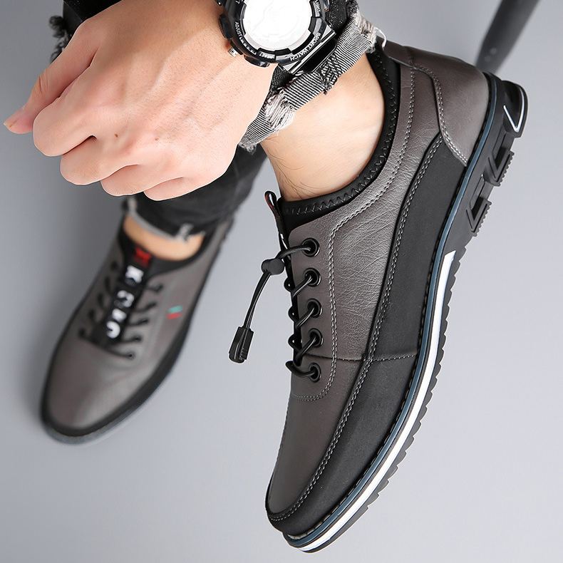 (🔥50% de desconto hoje - não perca) - Sapatos ortopédicos em pele macios e confortáveis ​​(com amortecimento de ar - alivia as dores nos pés)