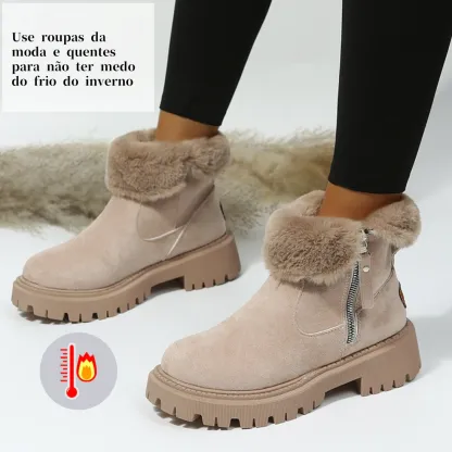 [50% de desconto por tempo limitado] Botas de inverno com design ergonómico, analgésicas e quentes (suporte de arco, mais confortáveis)