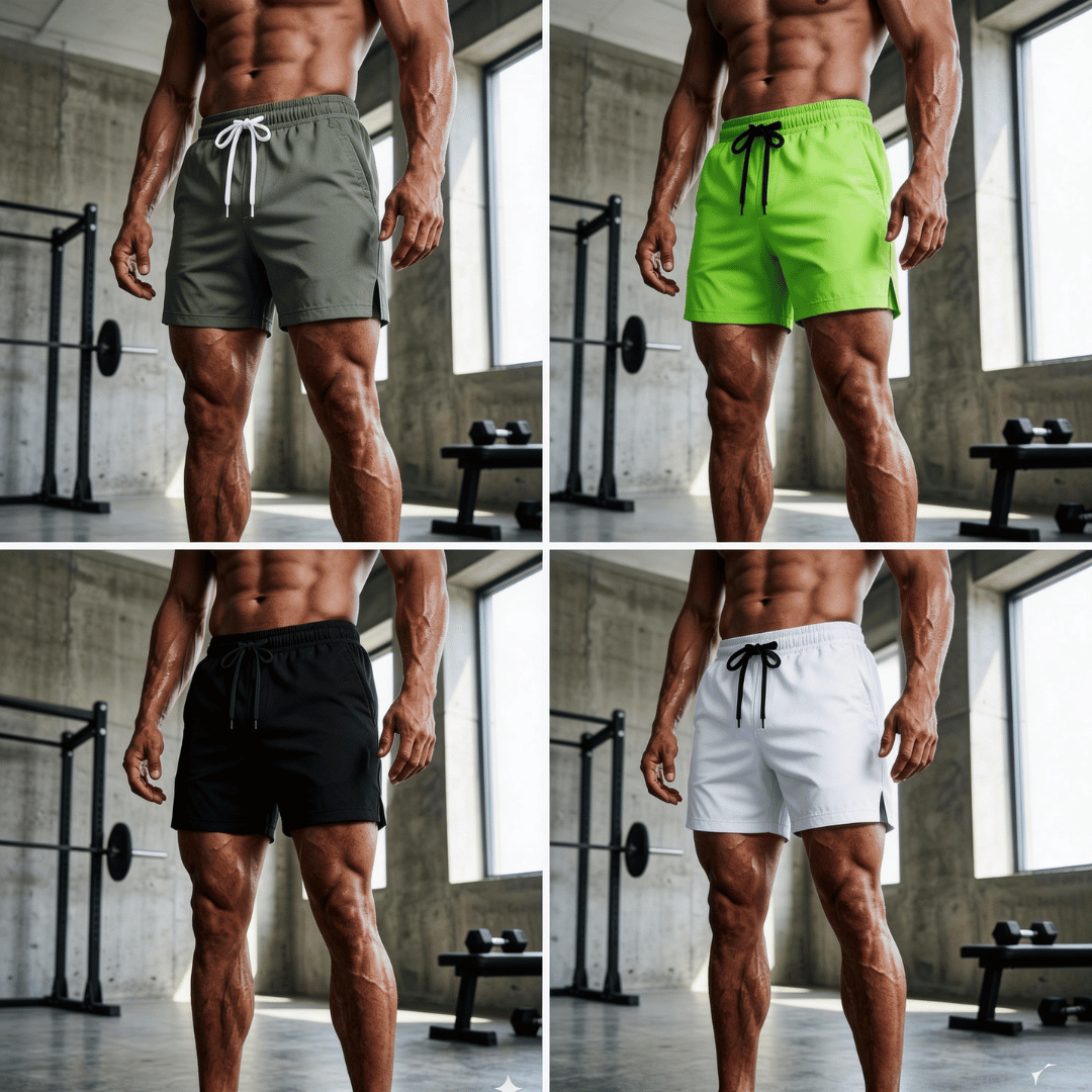 Show Off The Gains: The Ultimate Muscle-Fit 5.5" Shorts.