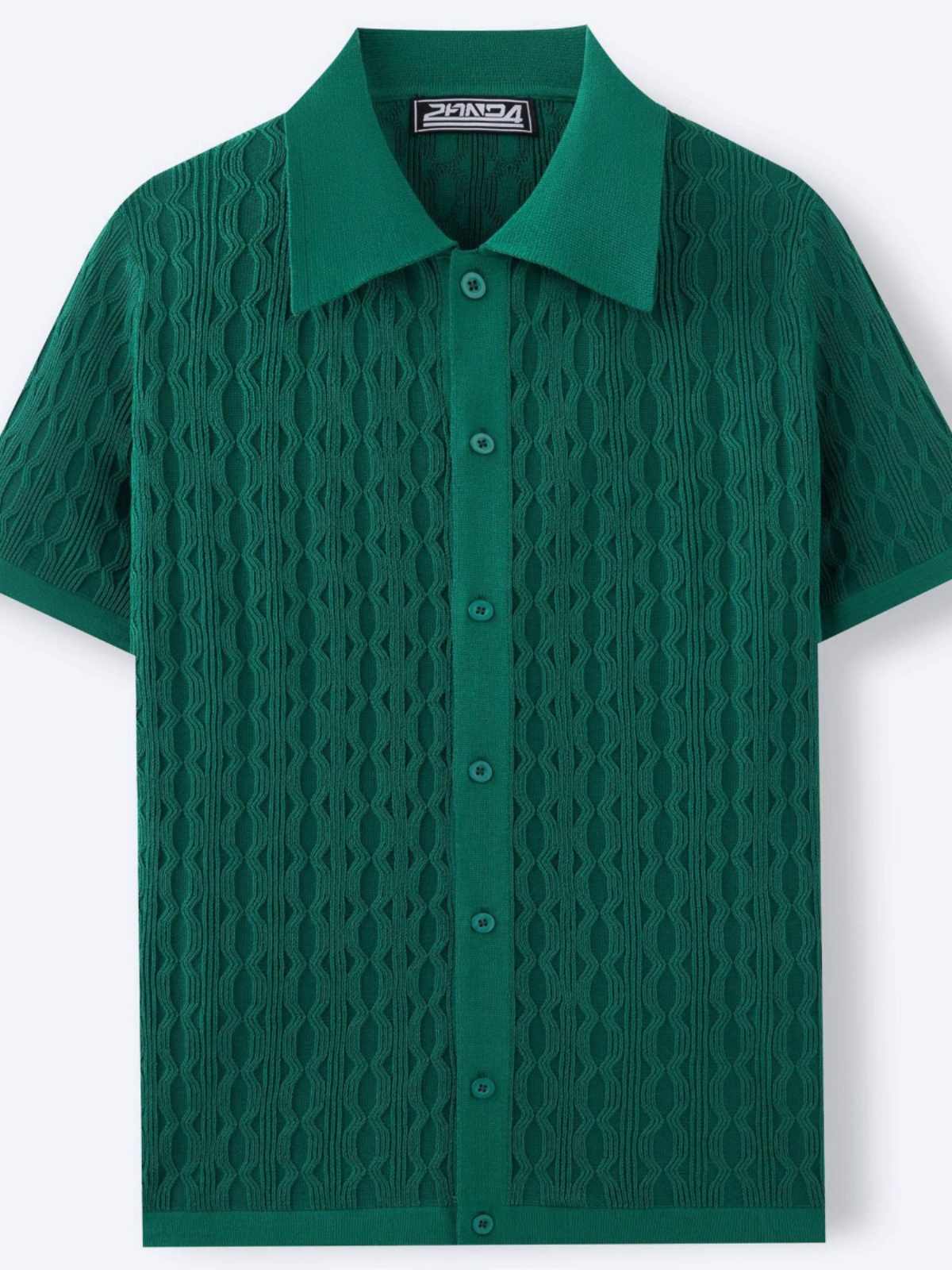 Men’s Cuban Knit Shirt – Retro Summer Vibes