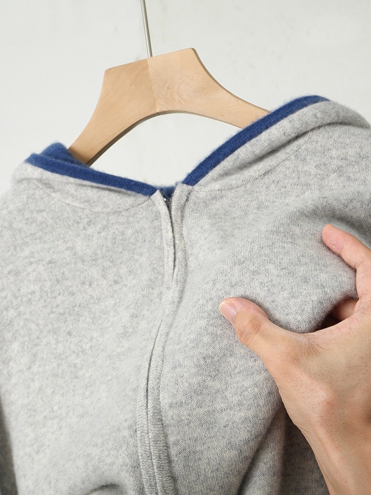 Caruso Cashmere Zip Hoodie