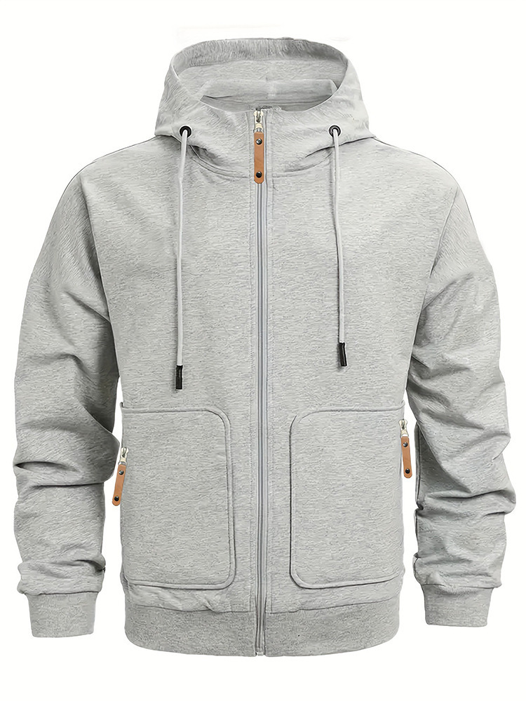 Multi-pocket Zipper Hoodie