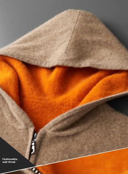 Caruso Cashmere Zip Hoodie